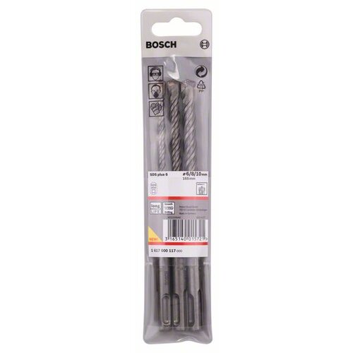 Bosch 3-delni set hamer burgija SDS plus-5 1617000117, Ø 6,8,10 x 115mm Cene