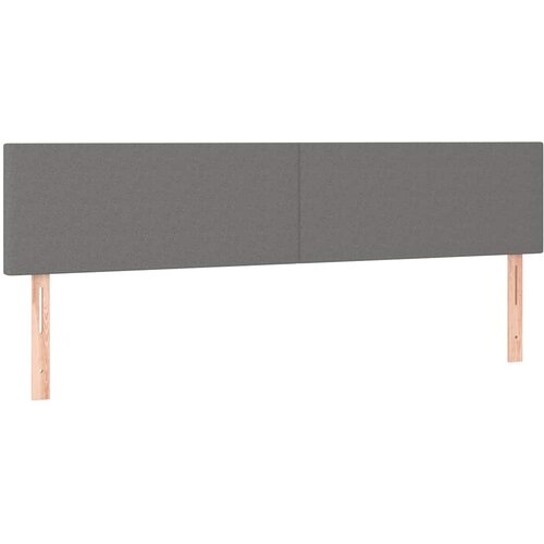  Okvir kreveta s oprugama i madrac svjetlosivi 180x200cm tkanina Slike