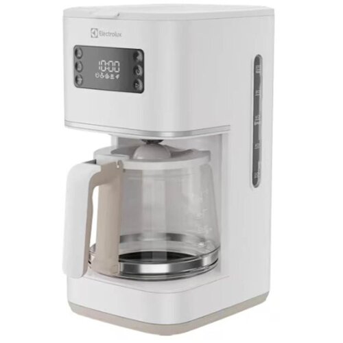 Electrolux aparat za filter kavu E6CM1-6SW, 1000 W, staklena posuda, biserno bijeli Cijene