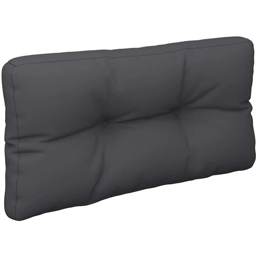  Jastuci za palete 2 kom crni od tkanine Crna 70 x 70 x 12 cm Slike