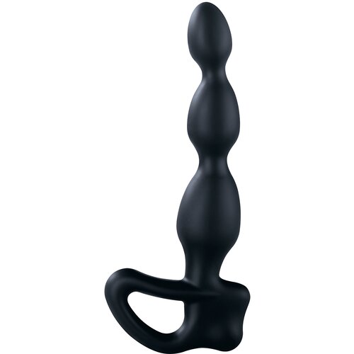 Mystim Big Bend-It Silicone Bi-Polar Plug Black Cene