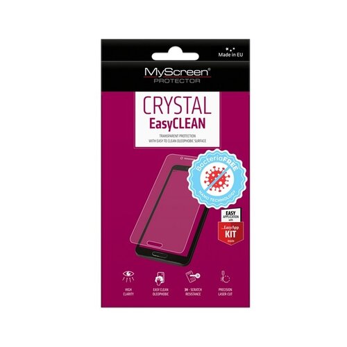 MYSCREEN Za&amp;scaron;čitna folija Crystal BacteriaFree za Apple iPhone 12 mini, prozorna Slike
