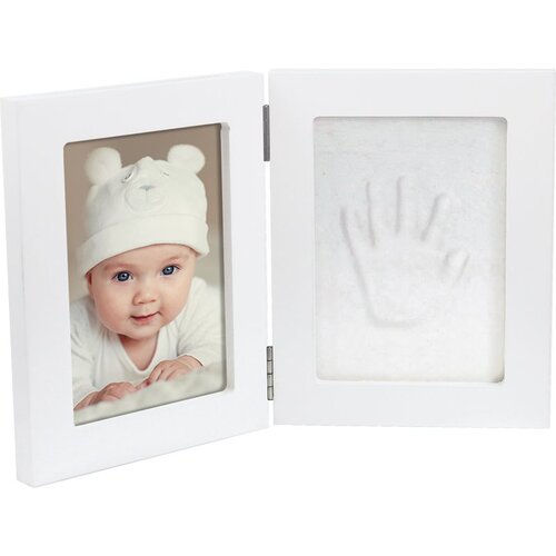 Dooky Luxury Memory Box Double Frame Handprint set za bebine otiske 1 kom Slike
