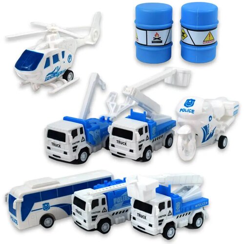 Magic Toys Police Set: 7-delni set policijskih vozil Cene