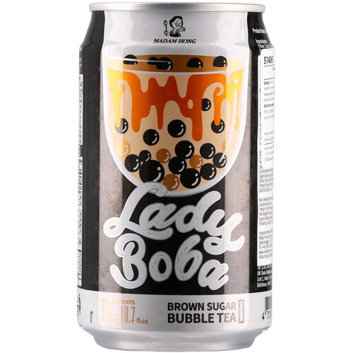  Lady Boba, crni čaj, Brown sugar bubble tea, 315ml Cene