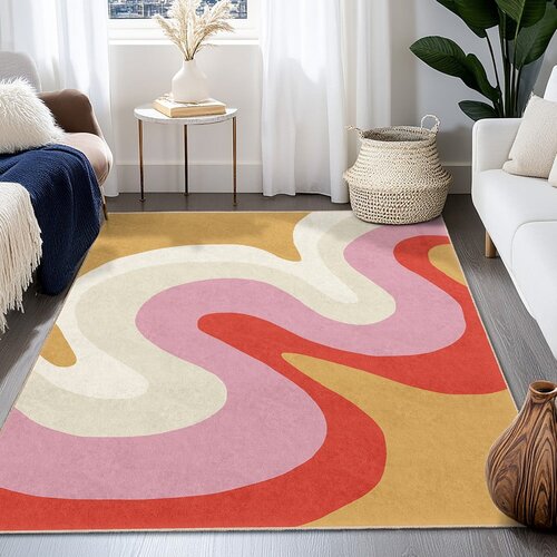 Mila Home Rumena/rožnata pralna preproga 80x150 cm Raspberry Creamsicle &amp;ndash; Slike