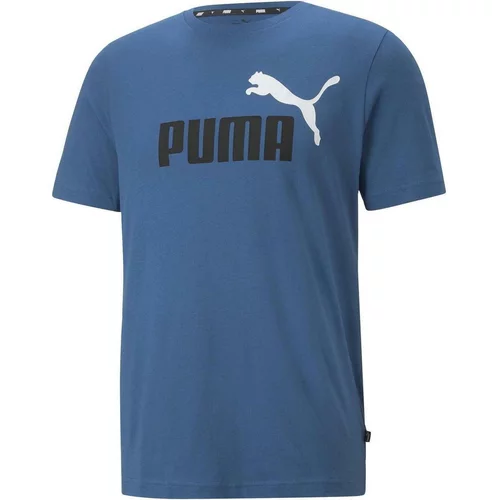 Puma Majice brez rokavov Essentials 2 Colour Logo Modra
