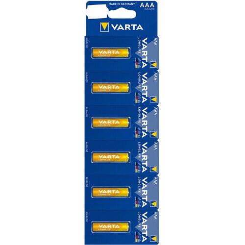 Varta Alkalna baterija Longlife LR03, 3A, komad Slike