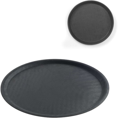 Hendi protizdrsni pladenj, okrogel, premer. 50 cm črna - 508787, (21384397) Slike