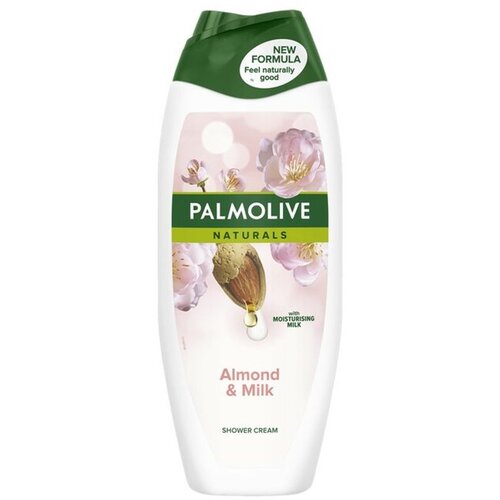 Palmolive naturals almond &amp;amp; milk hranljiva krema za prhanje 500 ml za ženske Slike