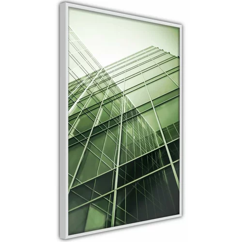  Poster - Steel and Glass (Green) 20x30