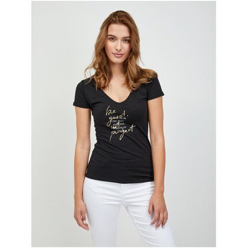 Orsay Black T-shirt - Women Slike