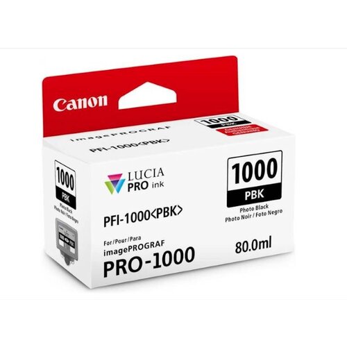 Tinta CANON PFI-1000 PHOTO BLACK Slike
