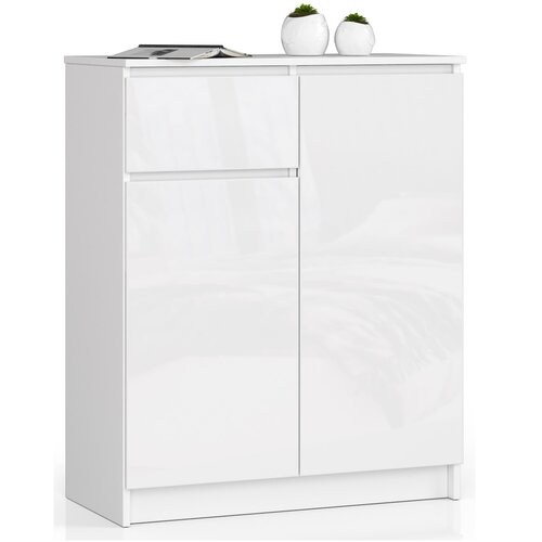 AKORD KOMODA K80 2D 1SZ CLP BELA SJAJ, (21703069) Cene