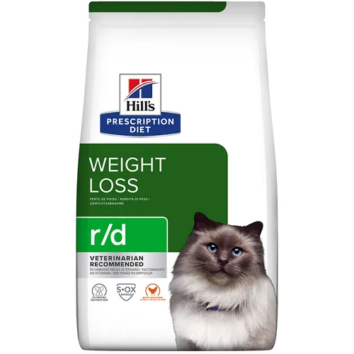 Hill’s Prescription Diet r/d Weight Loss s piletinom - 3 x 3 kg