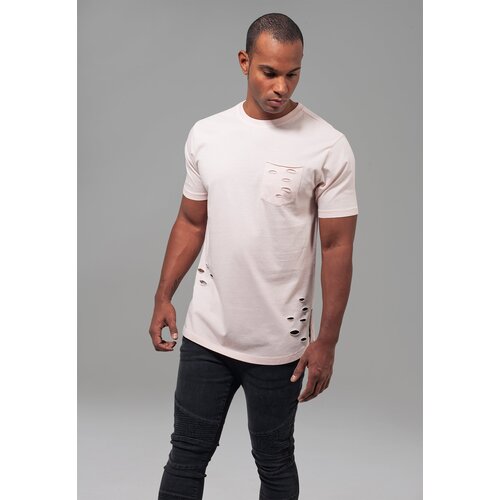 Urban Classics Ripped Pocket Tee pink Slike