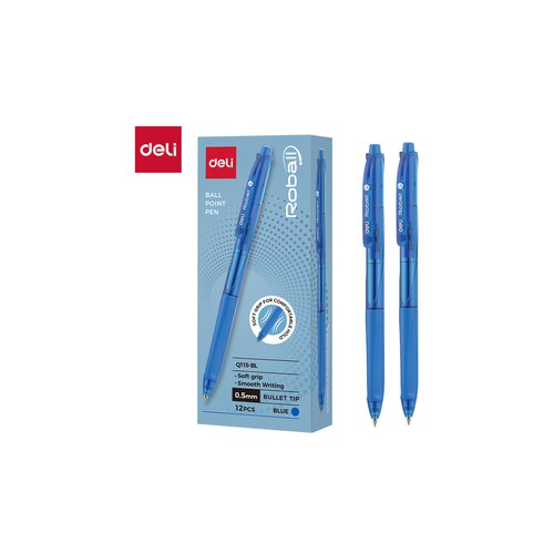Deli HEMIJSKA OLOVKA PLAVA 0,5mm (trougaoni grip) EQ115 Cene