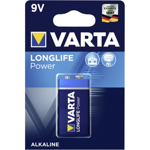Varta 10x1 Longlife Power 6LR61 9V-Block PU inner box Slike