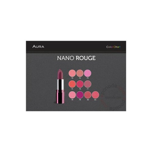 Aura ruž za usne nano rouge 086 – roma Slike