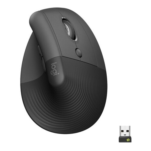Logitech Lift vertical ergonomična brezžična optična črna mi&scaron;ka Cene