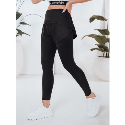DStreet Damskie leginsy sportowe GIRLJUMP czarne Slike