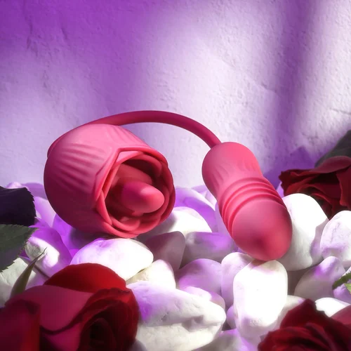 Evolved - Wild Rose Tong Vibrator - Red