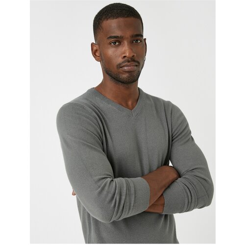 Koton Sweater - Gray - Regular Slike