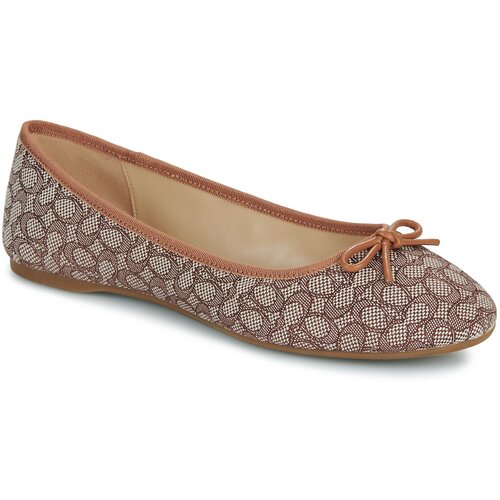 Coach ABIGAIL MINI SIGNATURE JACQUARD BALLET FLAT Smeđa Cijene
