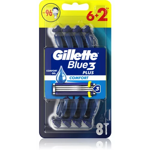 Gillette Blue 3 Comfort brivnik 8 kos