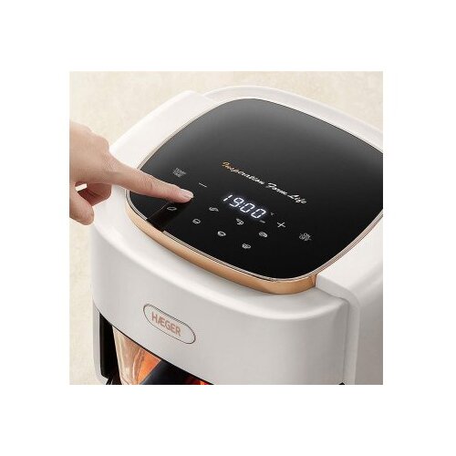 Haeger AF-G45.006B friteza na topao vazduh digitalna 4,5L sa staklenom posudom Slike