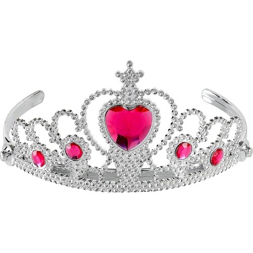 Srebrna tiara - Pink Cene