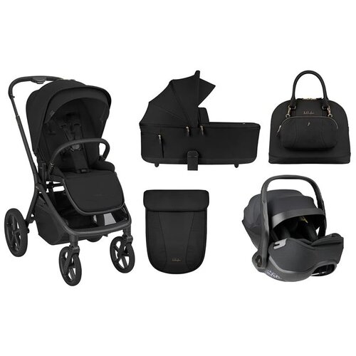 Kikka Boo kolica za bebe 3u1 Goya Platinum Noir Slike
