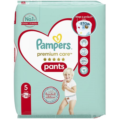 Pampers premium pants vp5 junior 34 kom Cene