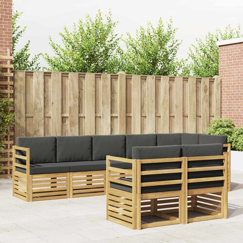  Set vanjskih sofa 8 pcs Bijela i antracit 304 x 126,5 x 73 cm Cijene