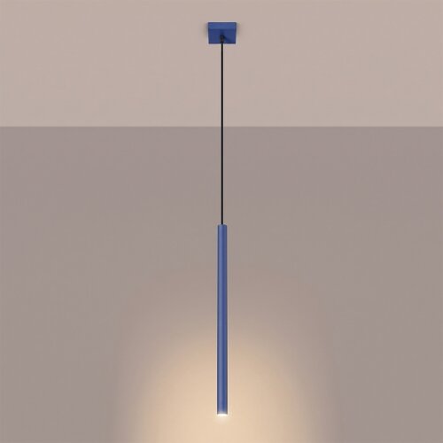 Sollux SL.2125 - Luster na sajli PASTELO 1xG9/8W/230V plava Slike