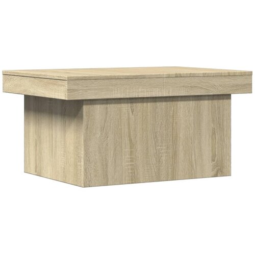 Maison Chic Klubska mizica - kavna mizica - Nizka mizica sonoma hrast 100x55x40 cm inženirski les, (21752946) Slike
