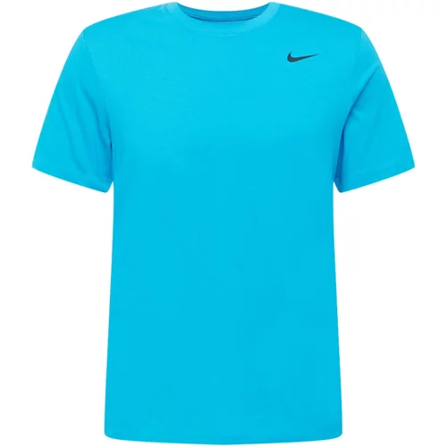 Nike Tehnička sportska majica tirkiz / crna