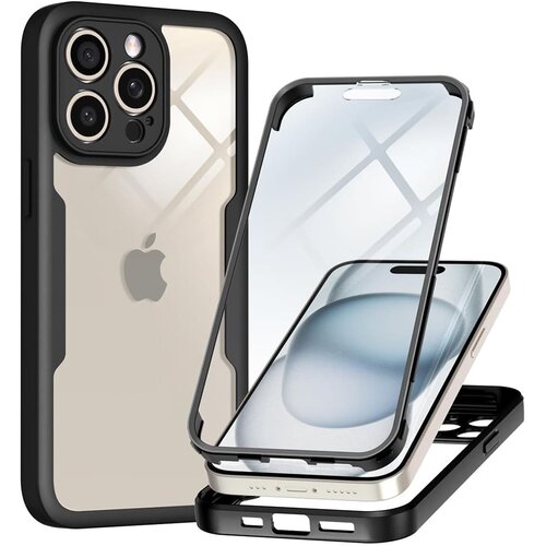 Techsuit ColorVerse 360 ​​Series obostrana za&scaron;titna maska za iPhone 14 Pro &ndash; crna Cijene