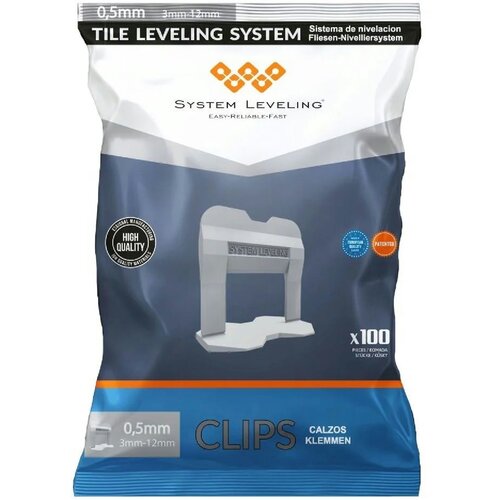 System Leveling Spone 0,5mm - 100kom Cene