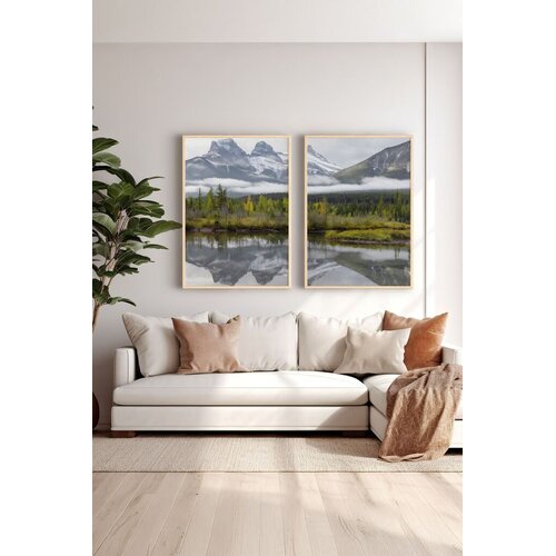 Wallity Uokvirena slika Ersy2Limodel17, 33x48 cm, 2 dijela Cijene