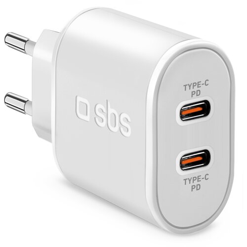 Sbs Wall Charger weiss 20W 2xUSB-C Cene