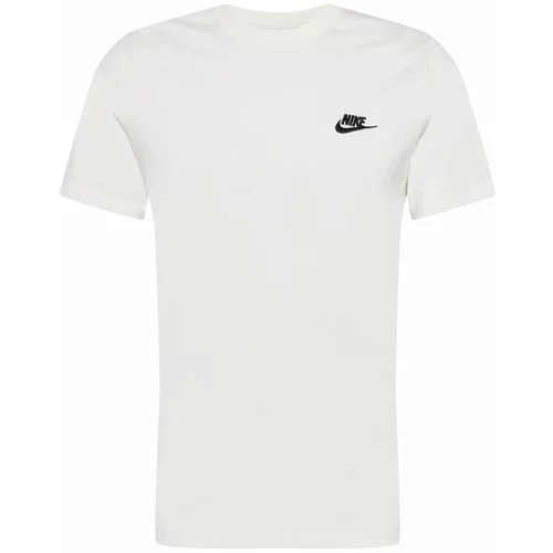 Nike Sportswear Majica 'Club' boja pijeska / crna