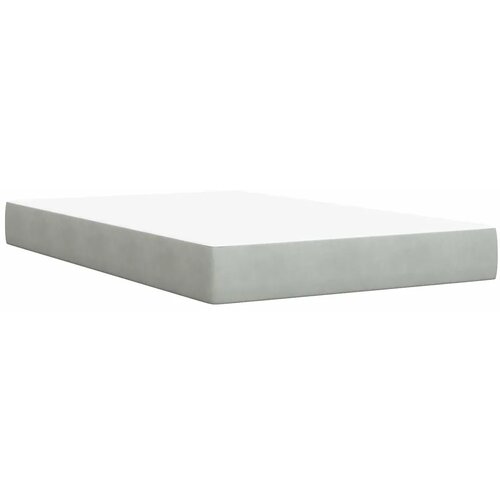  Podesivi krevet s madracem Svjetlosiva 120 x 190 cm Bar&amp;scaron;un - Svjetlosiva 120 x 190 cm Kristal s dugmadima Slike