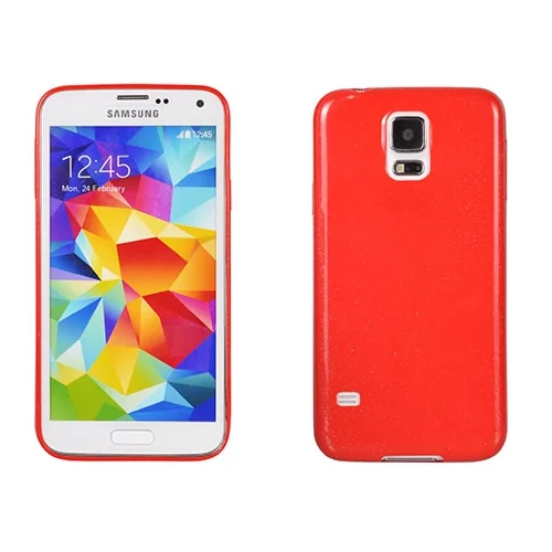  Candy tanek silikonski ovitek (0,3) za Samsung Galaxy J3 (2016) J320 - rdeč