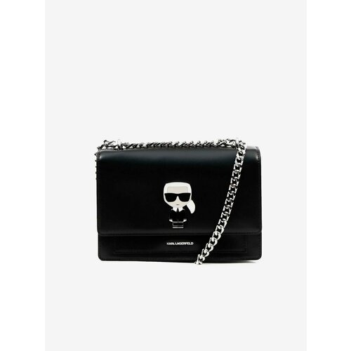 Karl Lagerfeld Black Leather Crossbody Handbag - Žene | ePonuda.com