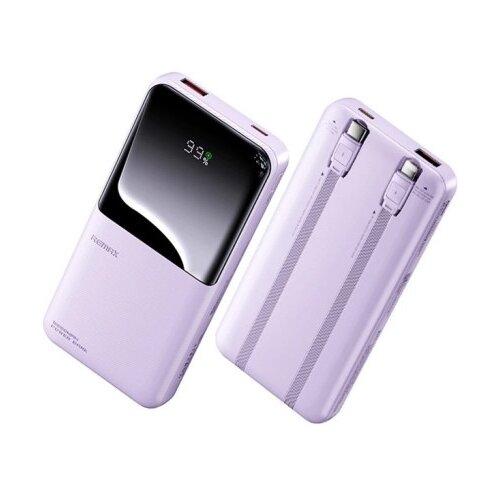 Remax RPP-679 Purple 20W+QC 22.5W Power Bank with 2 Fast Ch. Cables 10000mAh Cene
