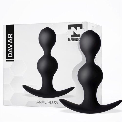 TARDENOCHE Davar Anal Plug Silicone Black Cene