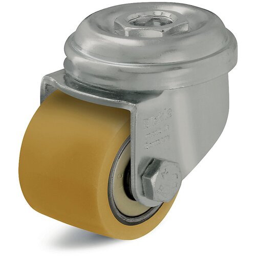 Blickle Kompaktno vrtljivo kolo, PU-kolo, nosilnost 100 kg, natično z luknjo, Ø x Š 35 x 27 mm Cene