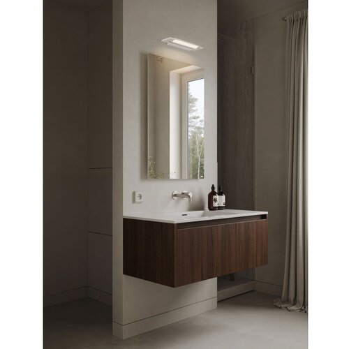Nova Luce Mat bela aluminijasta LED stenska svetilka Livo &amp;ndash; Slike