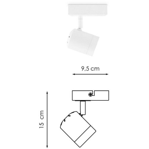  LED prigu&amp;scaron;iva spot svetiljka MANU 1xGU10/5,8W/230V bela Slike